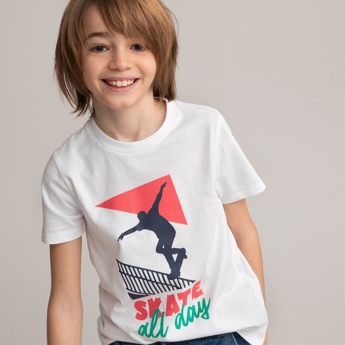 Σετ 3 T-shirt με στάμπα σκέιτ