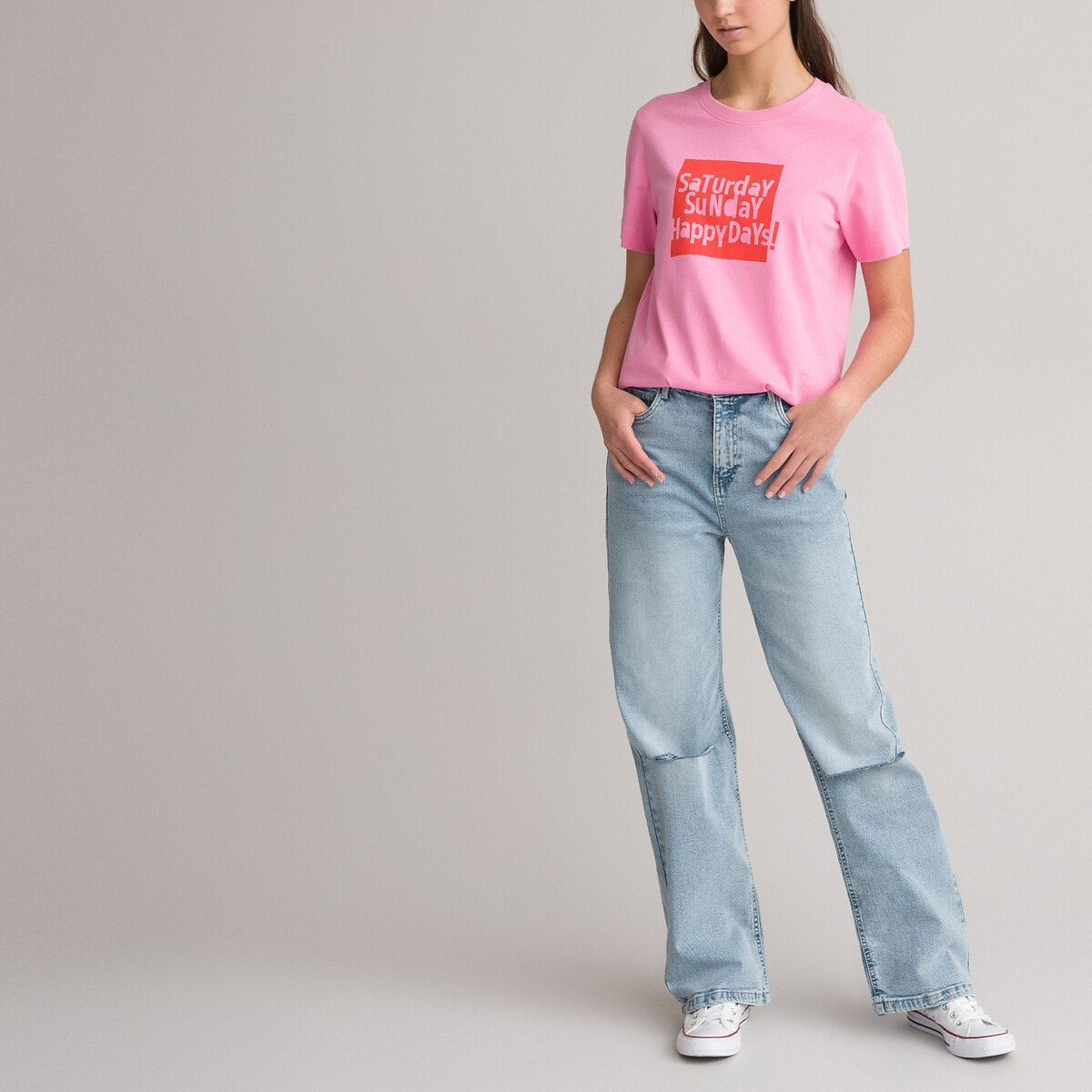 Εβαζέ τζιν με σκίσιμο στα γόνατα