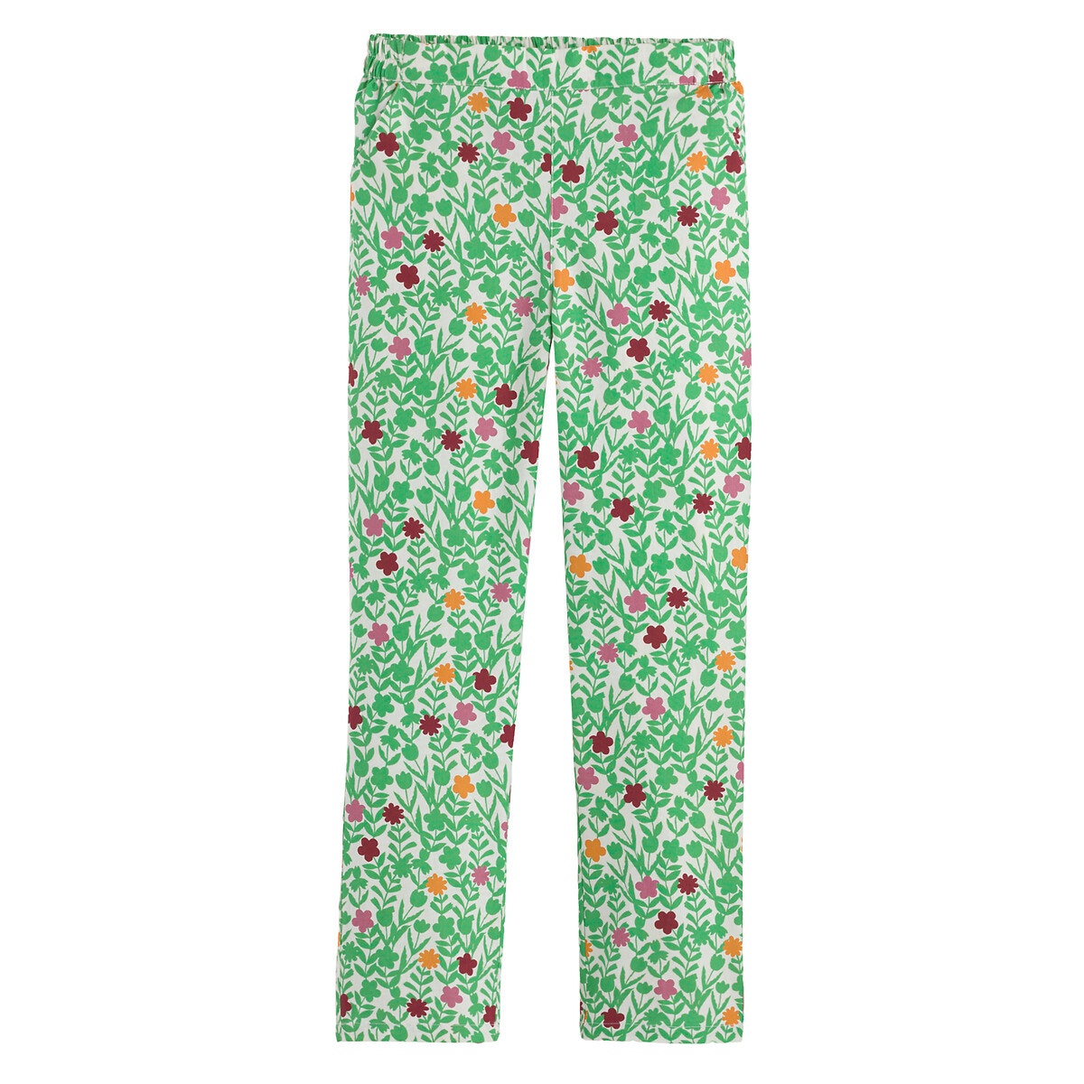 Ίσιο παντελόνι με φλοράλ μοτίβο