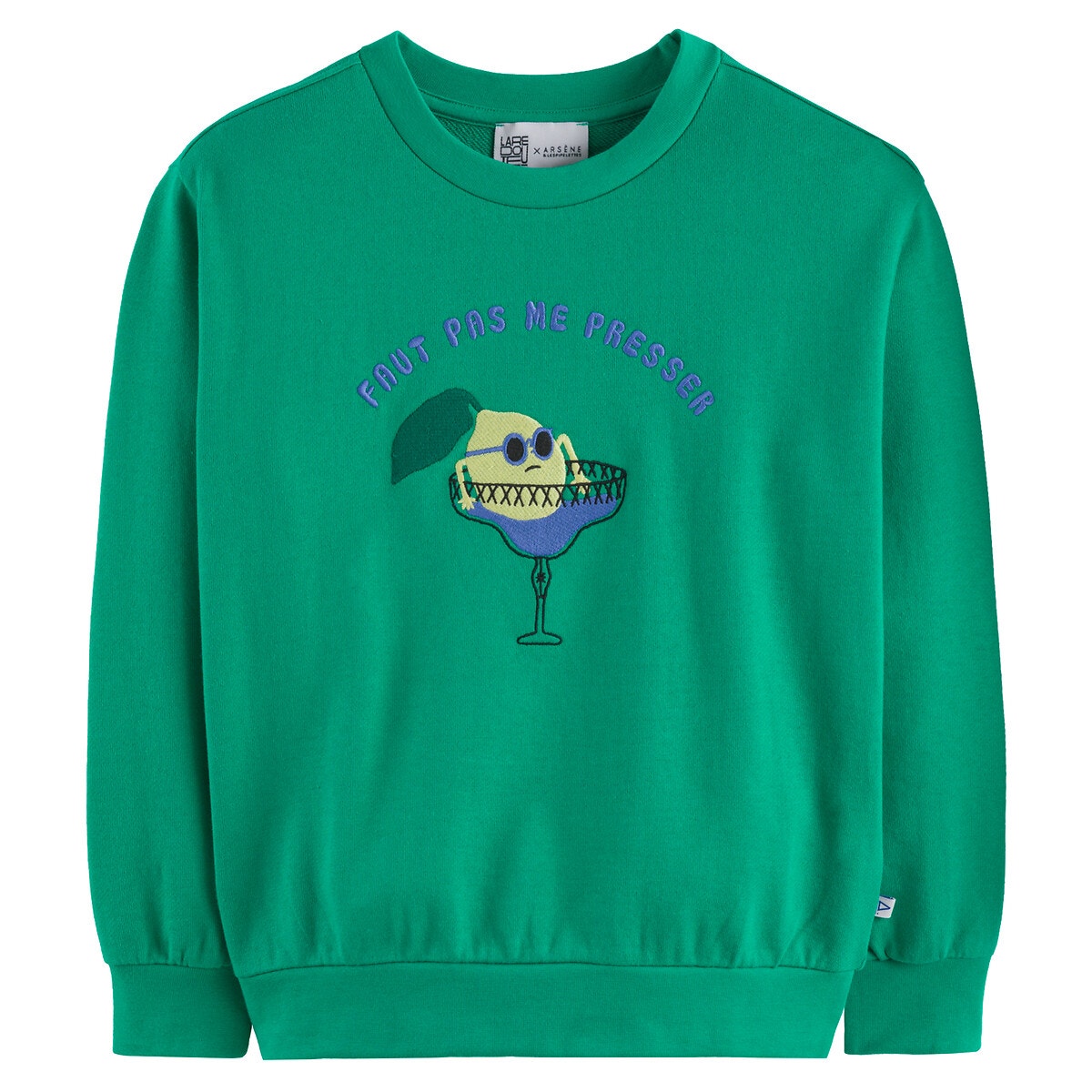 Φούτερ από ελαφριά φανέλα με μήνυμα