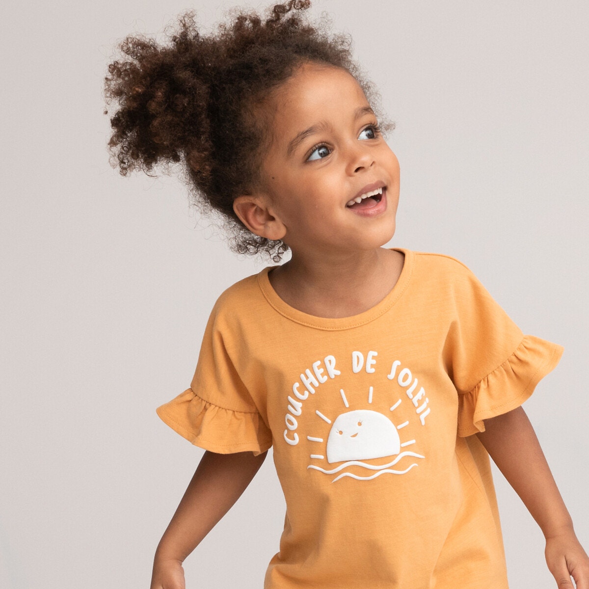 Σετ 2 T-shirt με κοντά μανίκια και βολάν