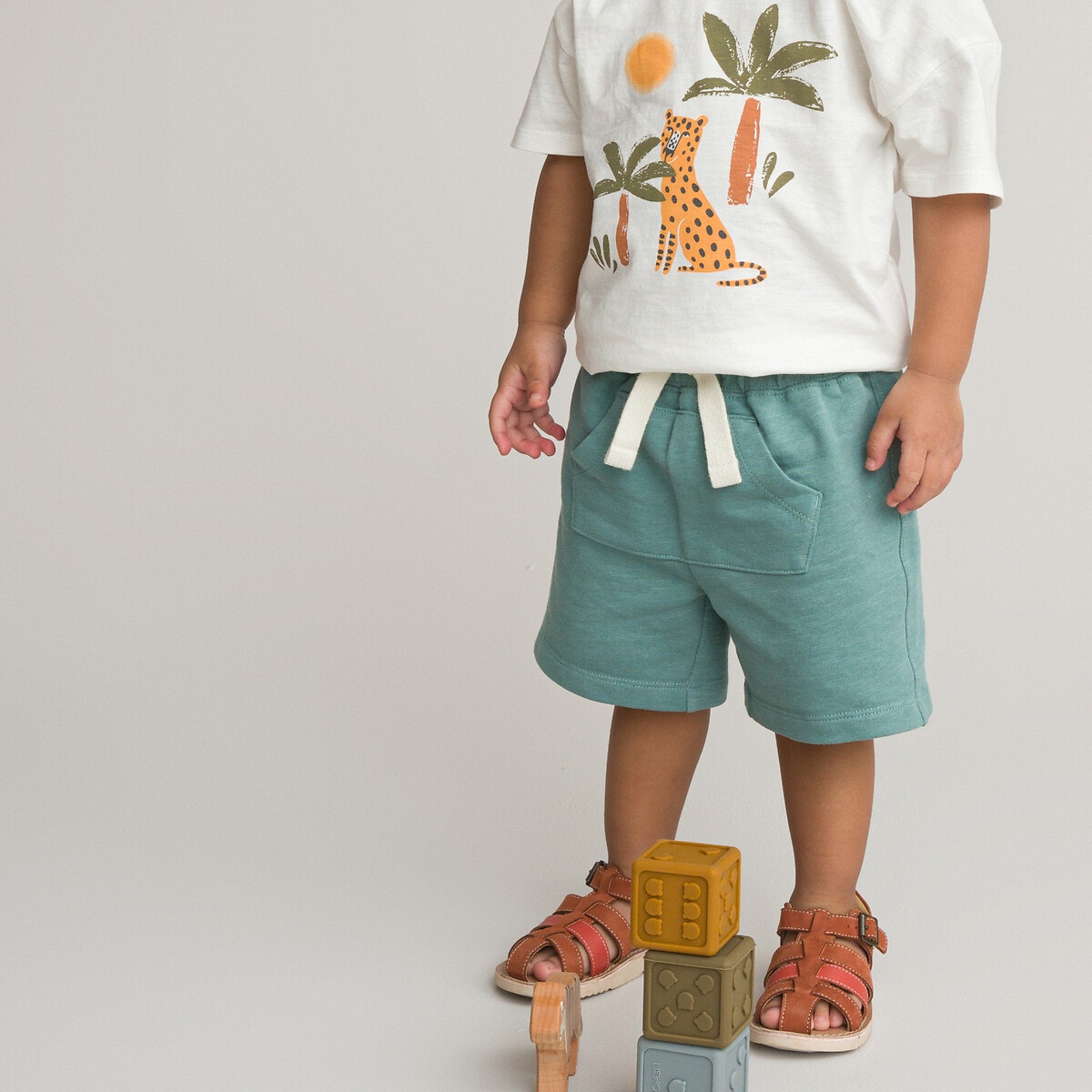 Σετ 2 φανελένια σορτς