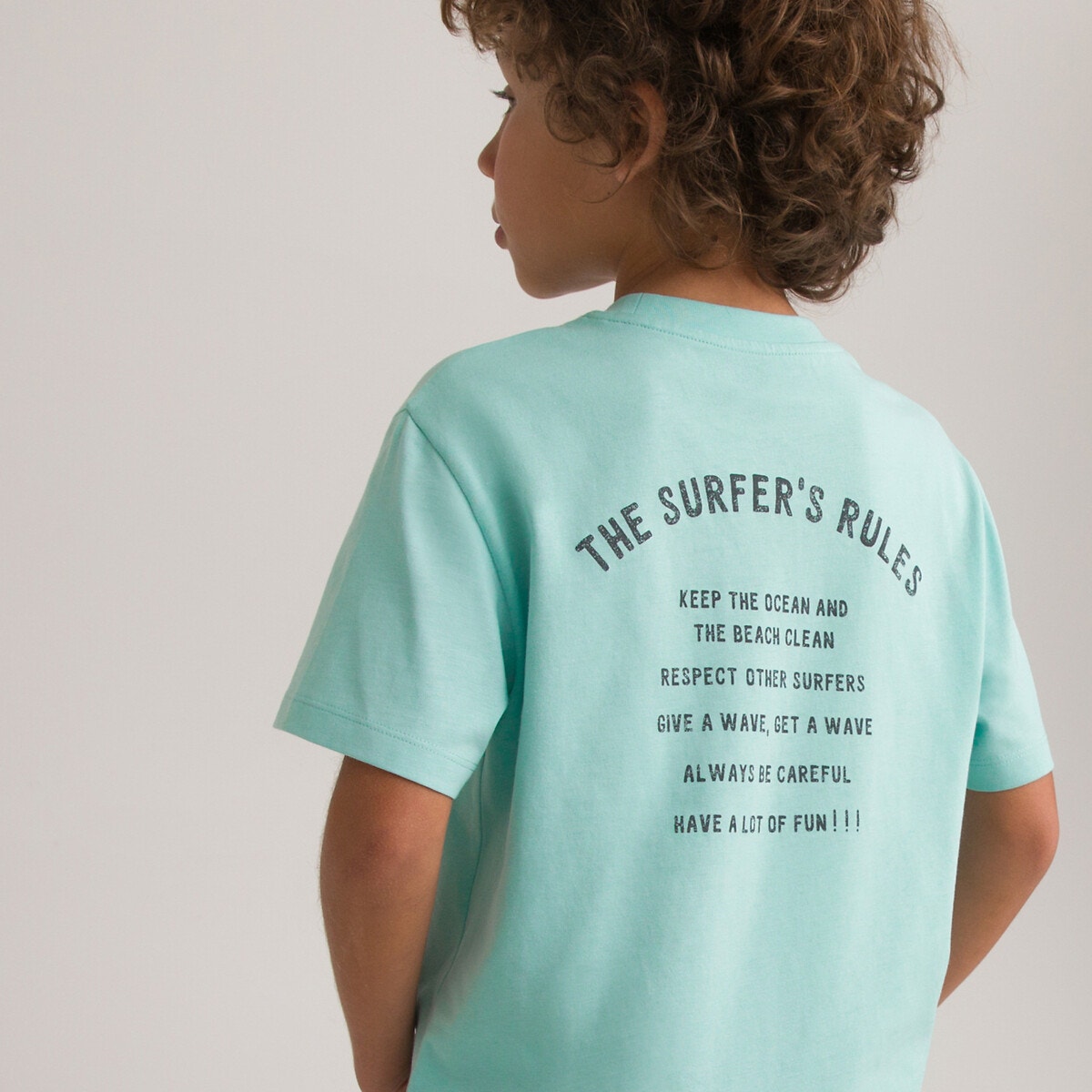 Μόδα > Παιδικά > Αγόρι > T-shirt, πόλο > Κοντά μανίκια Κοντομάνικο T-shirt με μήνυμα στην πλάτη