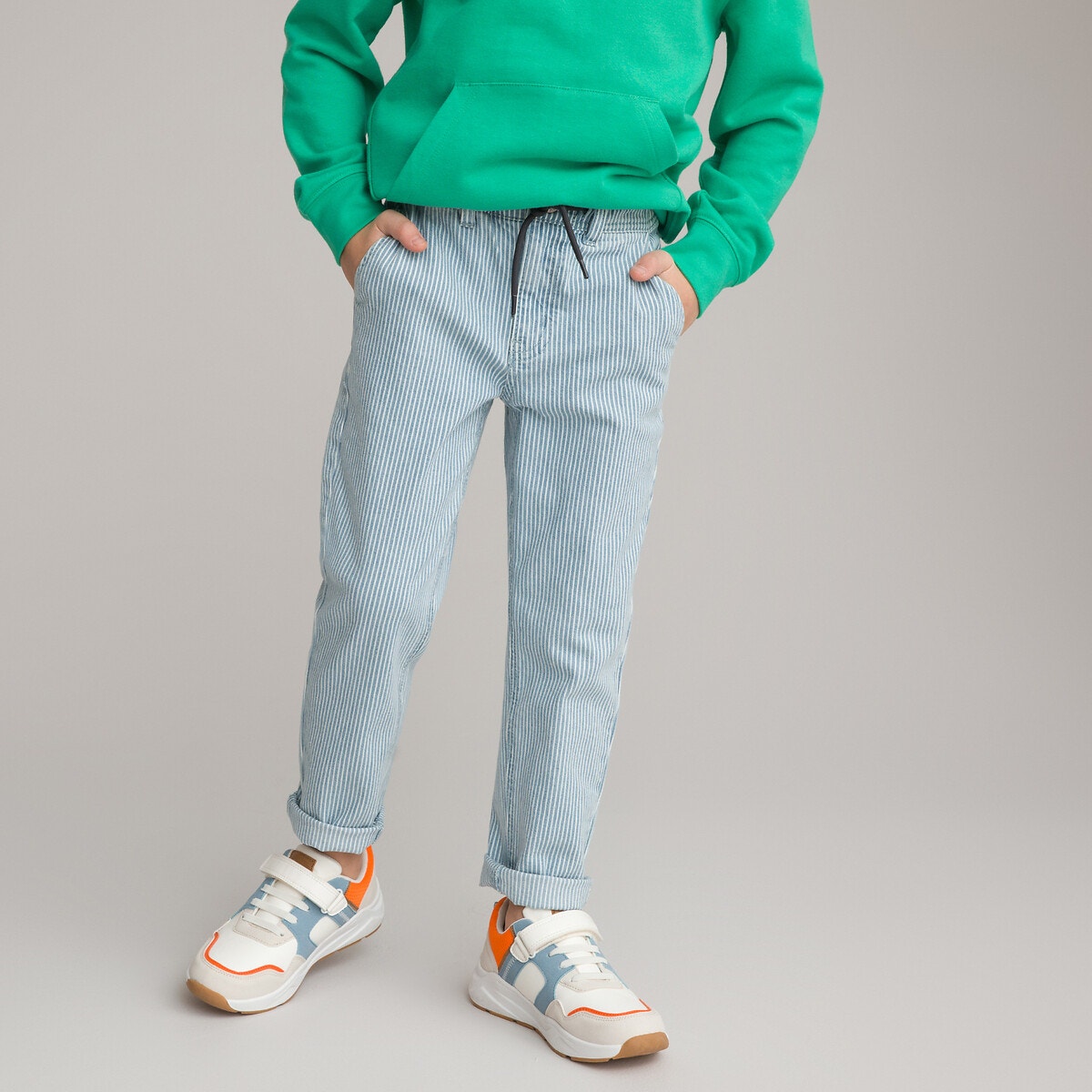 Ίσιο ριγέ παντελόνι