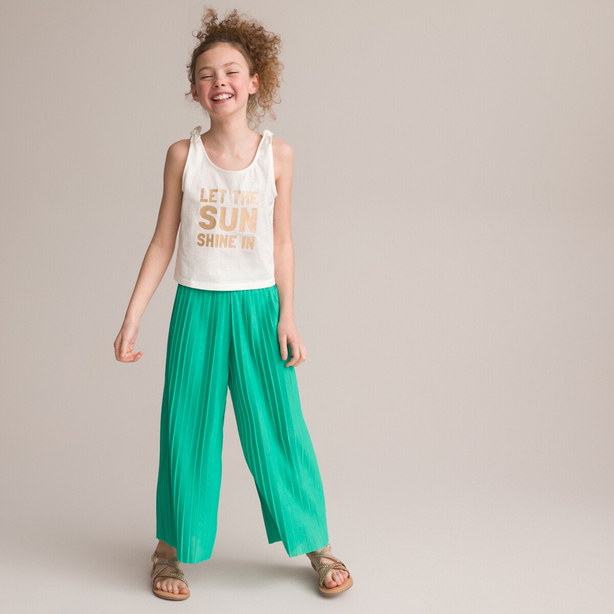 Αμάνικη μπλούζα με μήνυμα