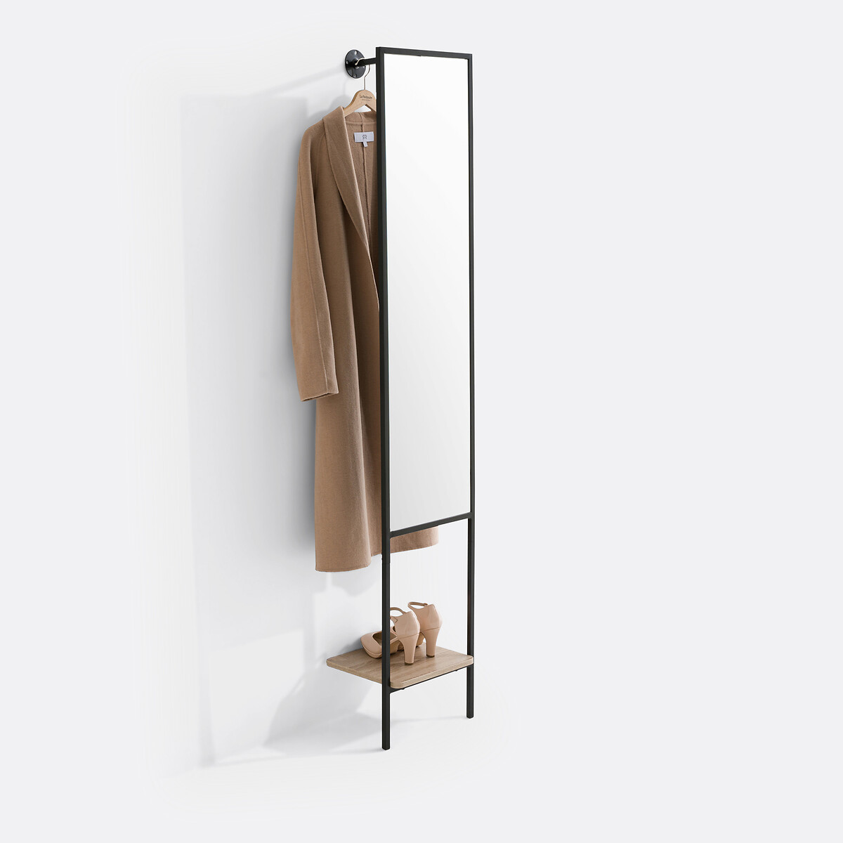 SO'HOME Κρεμάστρα τοίχου με καθρέφτη Μ30xΠ33xΥ180cm