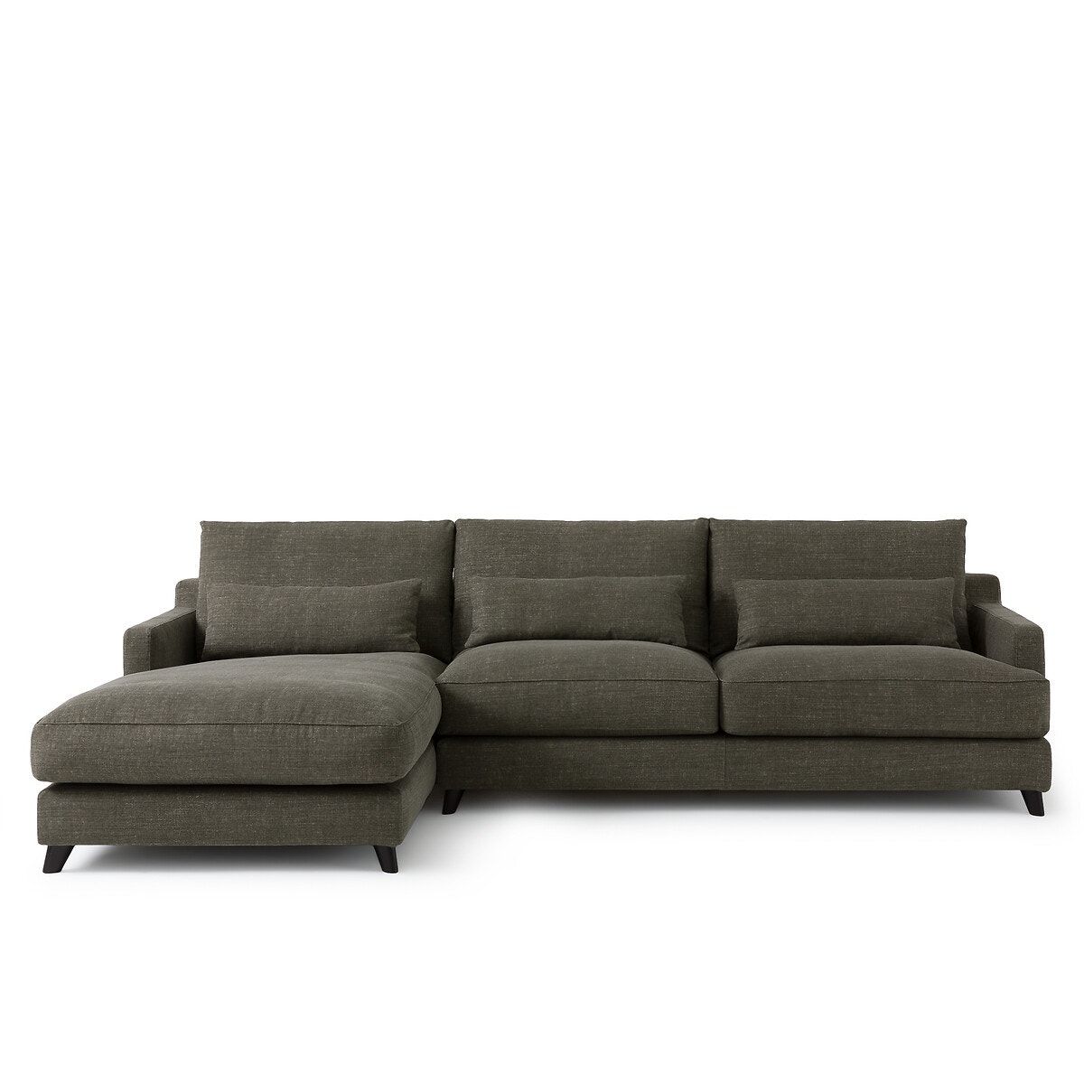 Γωνιακός καναπές από βαμβάκι και λινό, Alwine