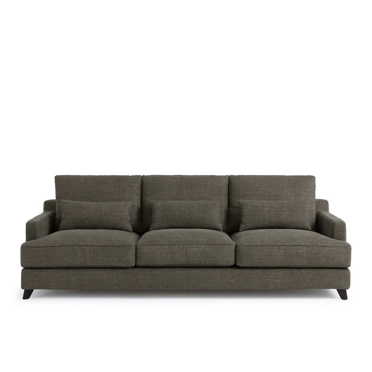 Καναπές από βαμβάκι και λινό Μ100xΠ197xΥ83cm