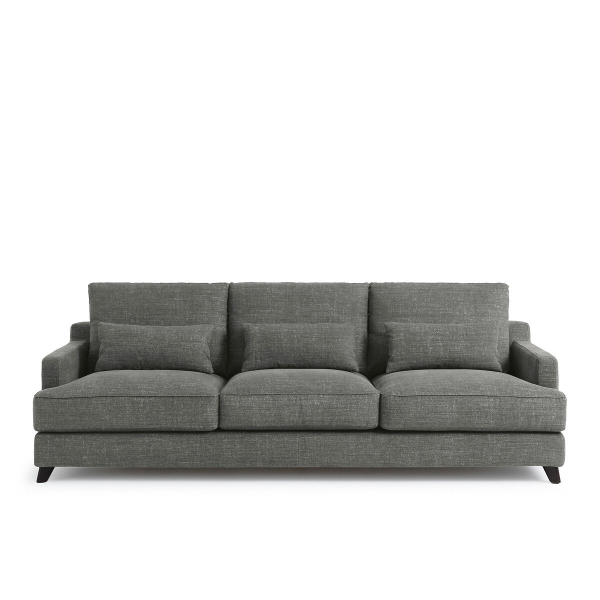 Καναπές από βαμβάκι και λινό Μ100xΠ197xΥ83cm
