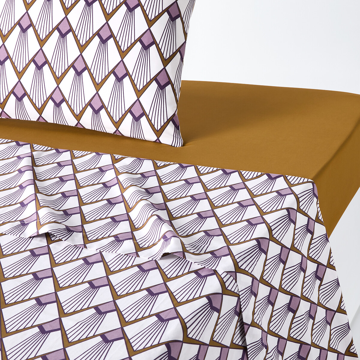 Σεντόνι από βαμβακερό περκάλι 180x290 cm