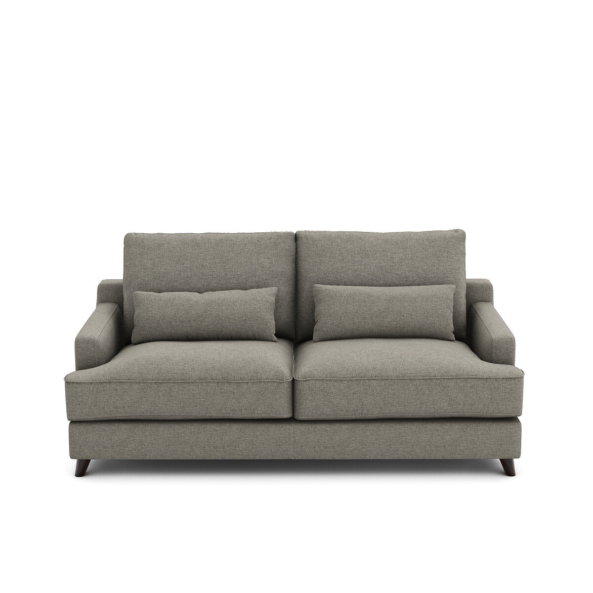 Καναπές-κρεβάτι με ανάγλυφη ταπετσαρία από βισκόζη και λινό, Alwine