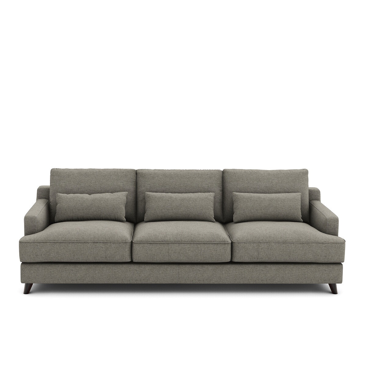 AM.PM Καναπές με ανάγλυφη ταπετσαρία από βισκόζη και λινό Μ100xΠ197xΥ83cm