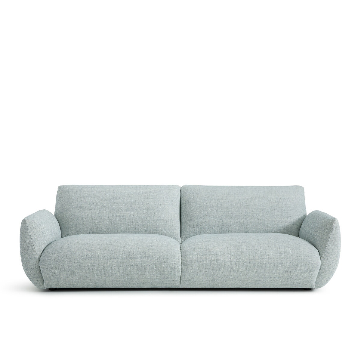 Καναπές με μελανζέ ταπετσαρία Μ102xΠ217xΥ75cm