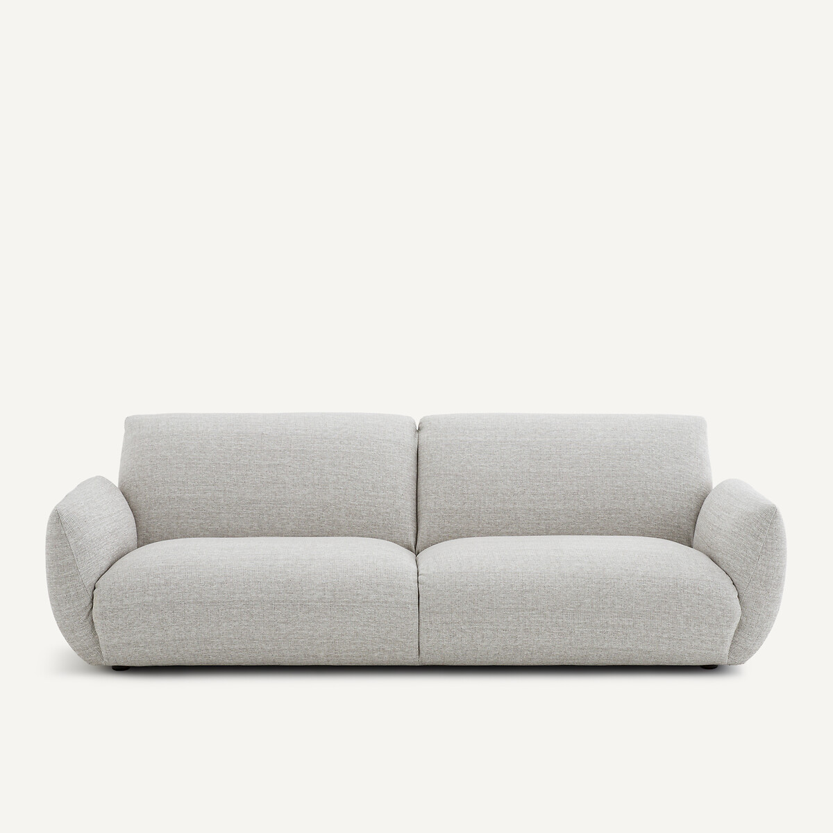 Καναπές με μελανζέ ταπετσαρία Μ102xΠ217xΥ75cm