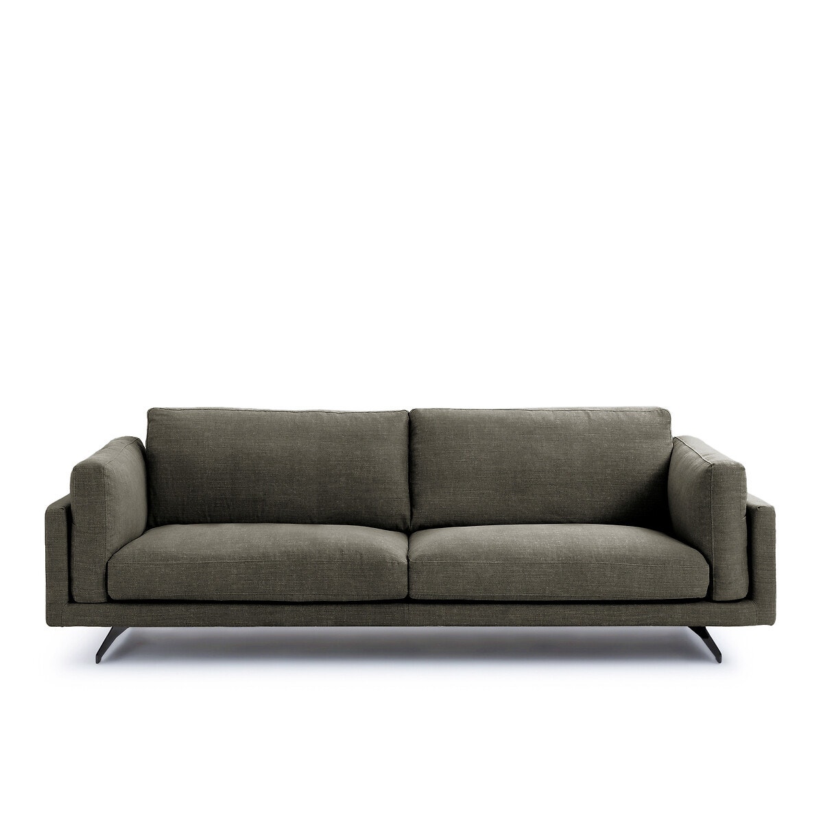 Καναπές από βαμβάκι και λινό Μ99xΠ213xΥ82cm