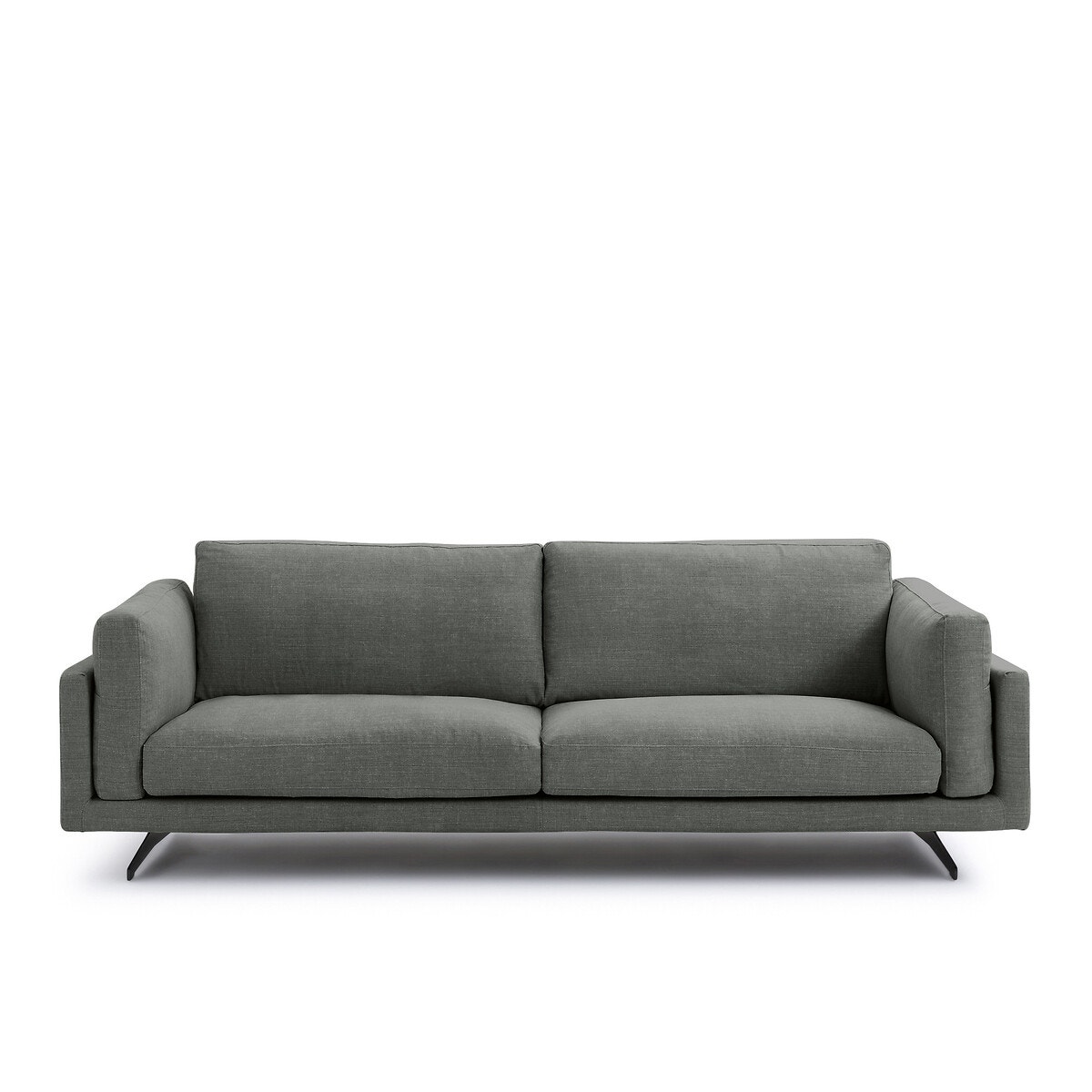 Καναπές από βαμβάκι και λινό Μ99xΠ213xΥ82cm