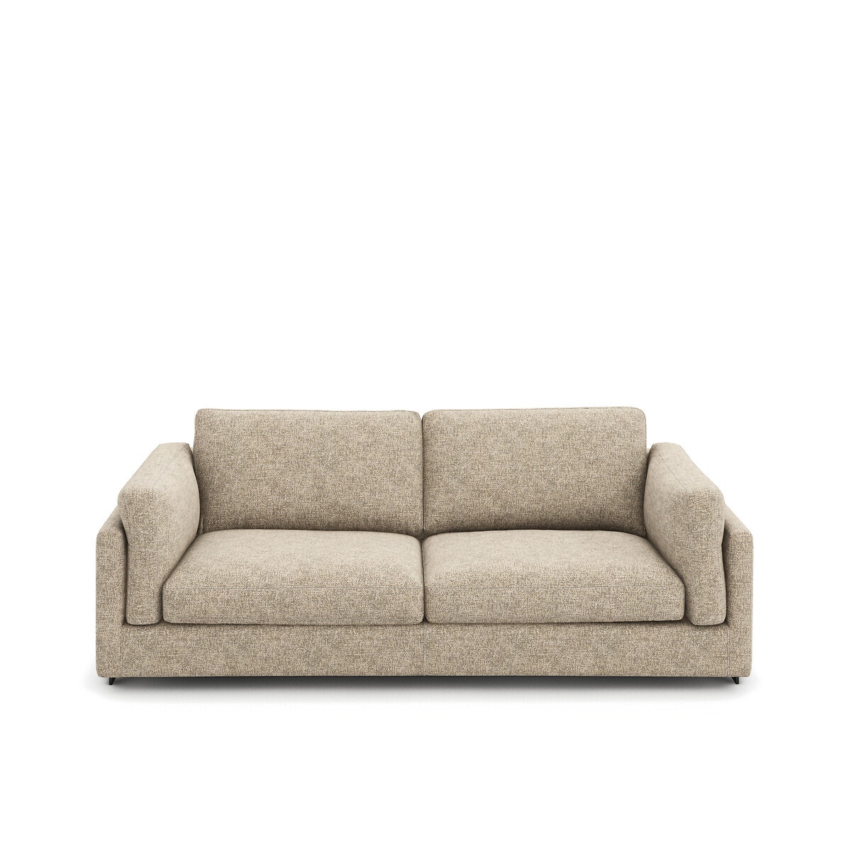 Καναπές-κρεβάτι από βαμβάκι και λινό Μ99xΠ213xΥ89cm