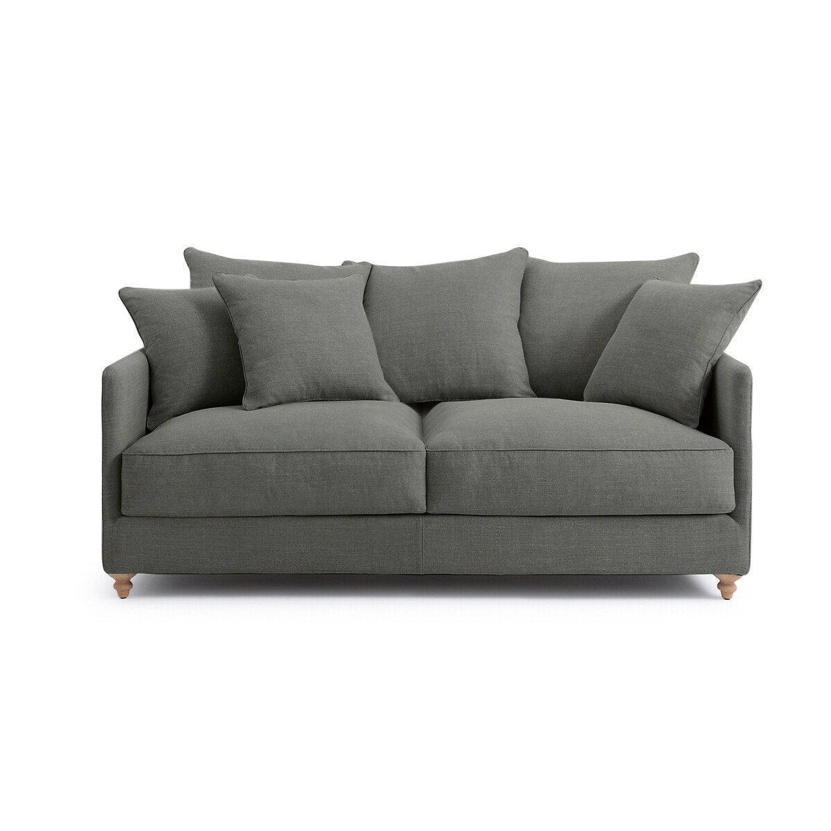 Καναπές-κρεβάτι από βαμβάκι και λινό Μ105xΠ184xΥ93cm