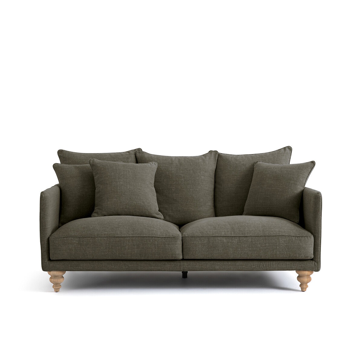 Καναπές από βαμβάκι και λινό Μ105xΠ178xΥ93cm