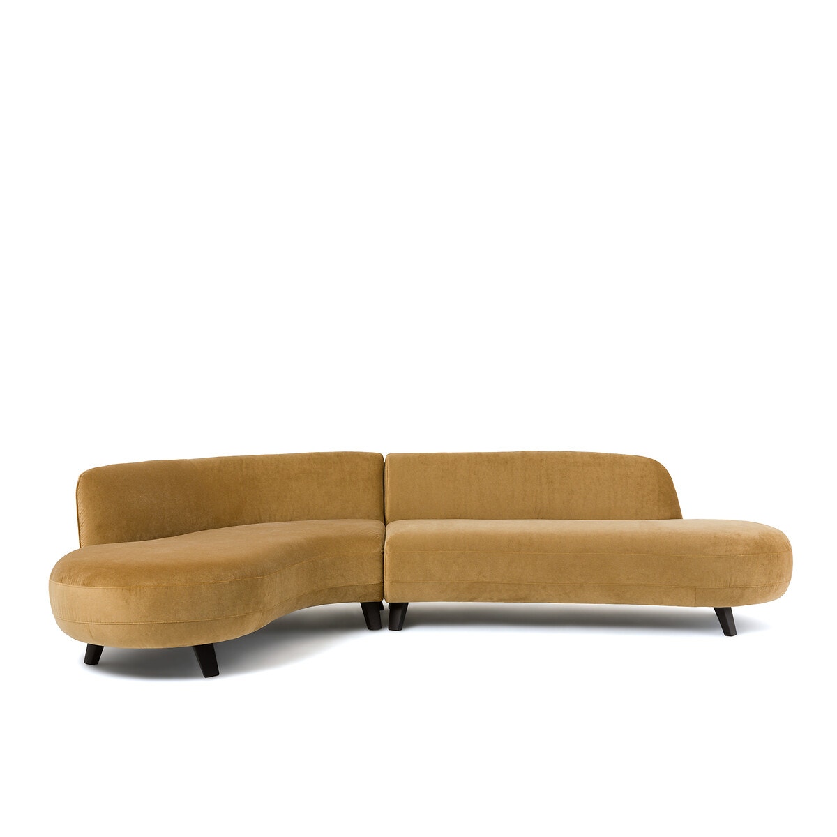 Γωνιακός καναπές από λινό βελούδο, Rosebury