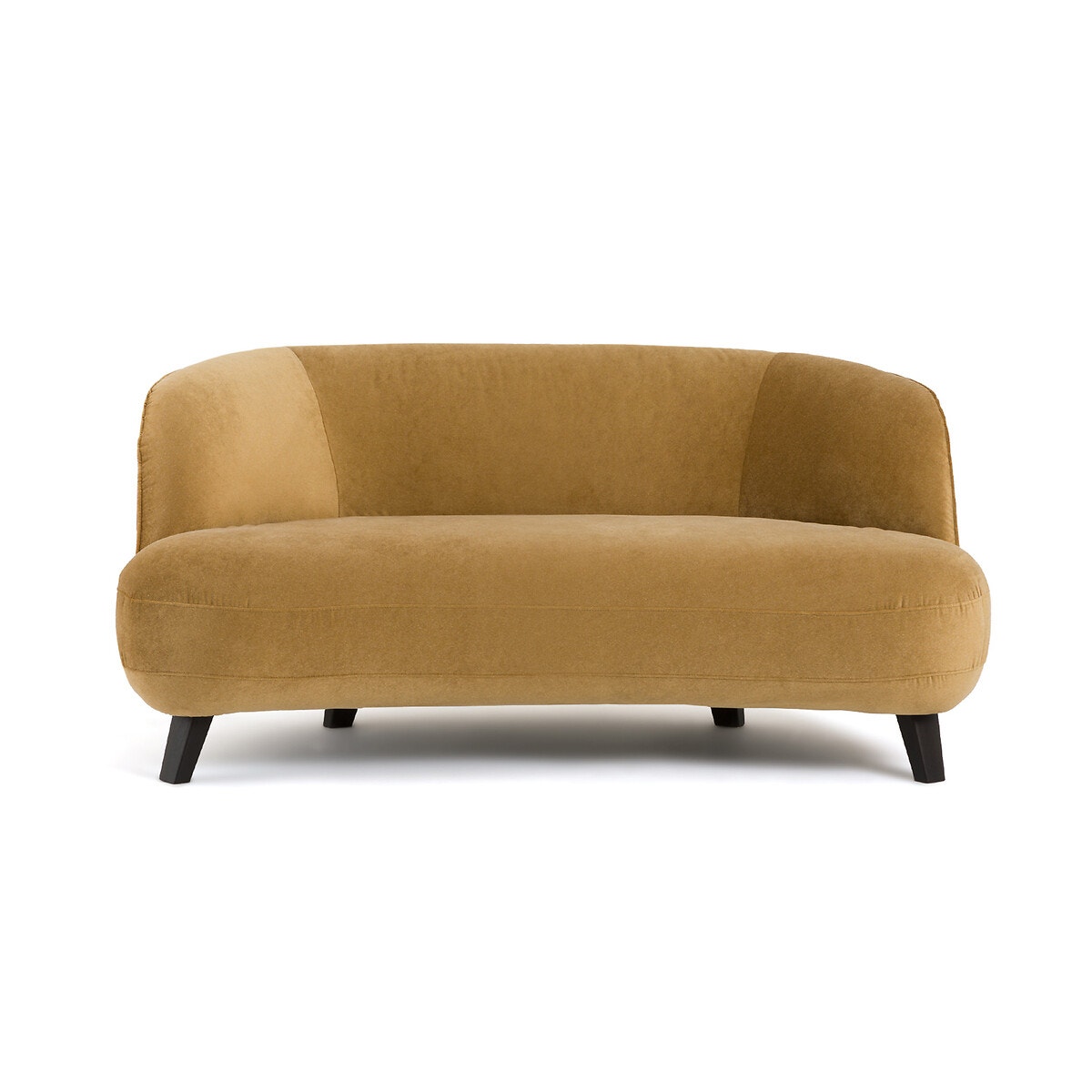 Καναπές XS από λινό βελούδο Μ93xΠ160xΥ75cm