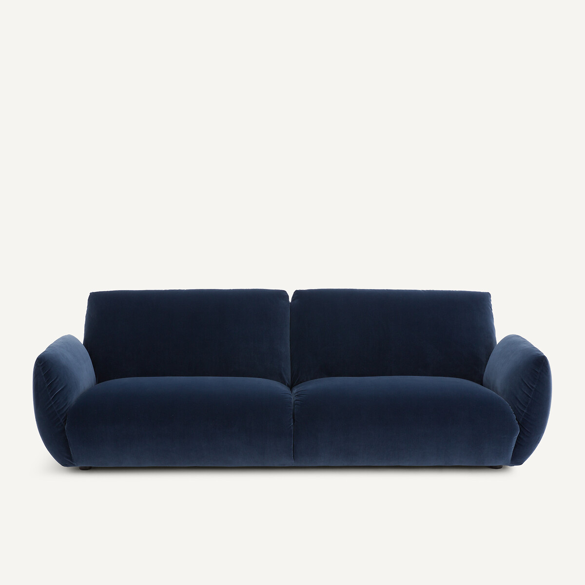 Καναπές από βελούδο Μ102xΠ217xΥ75cm