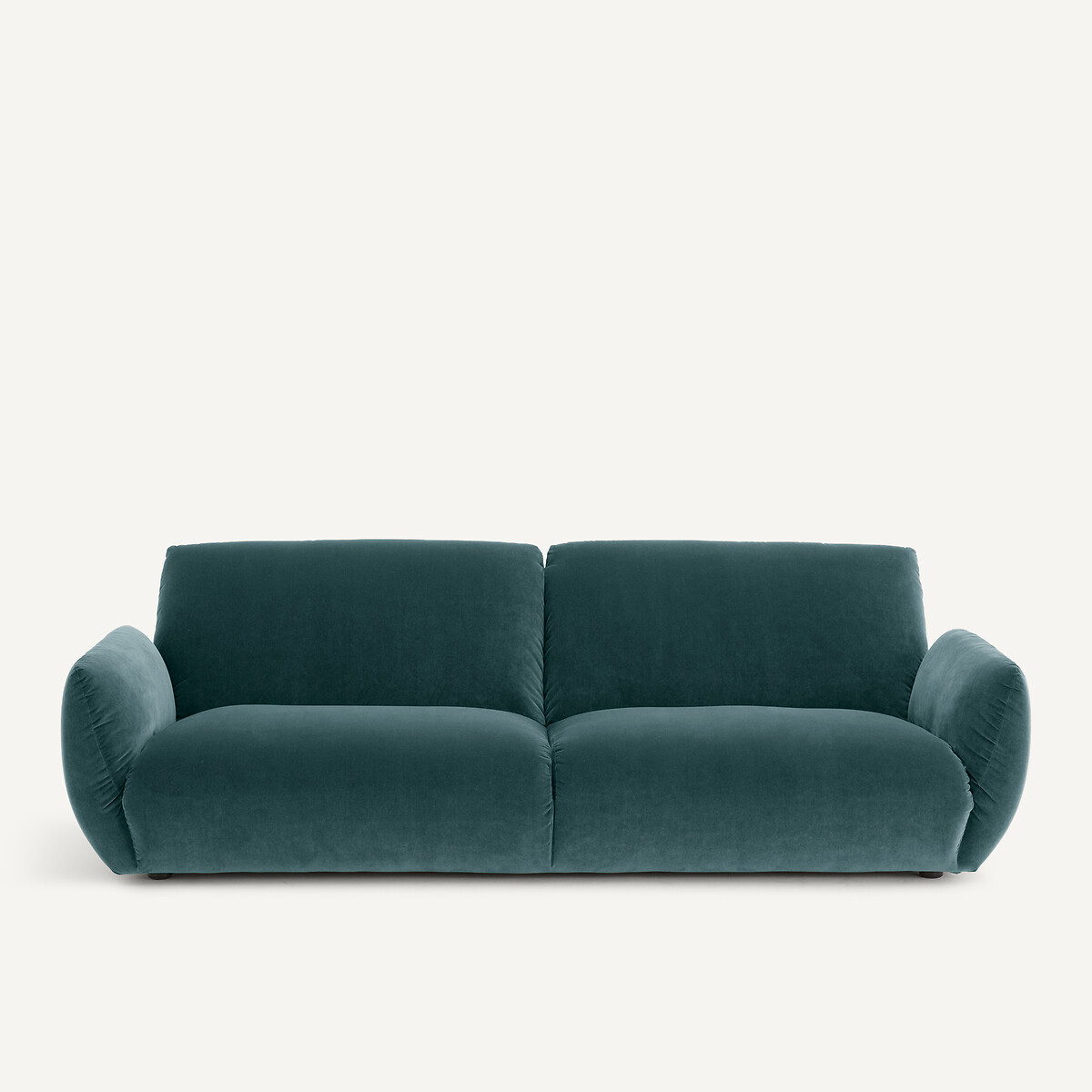 Καναπές από βελούδο Μ102xΠ217xΥ75cm