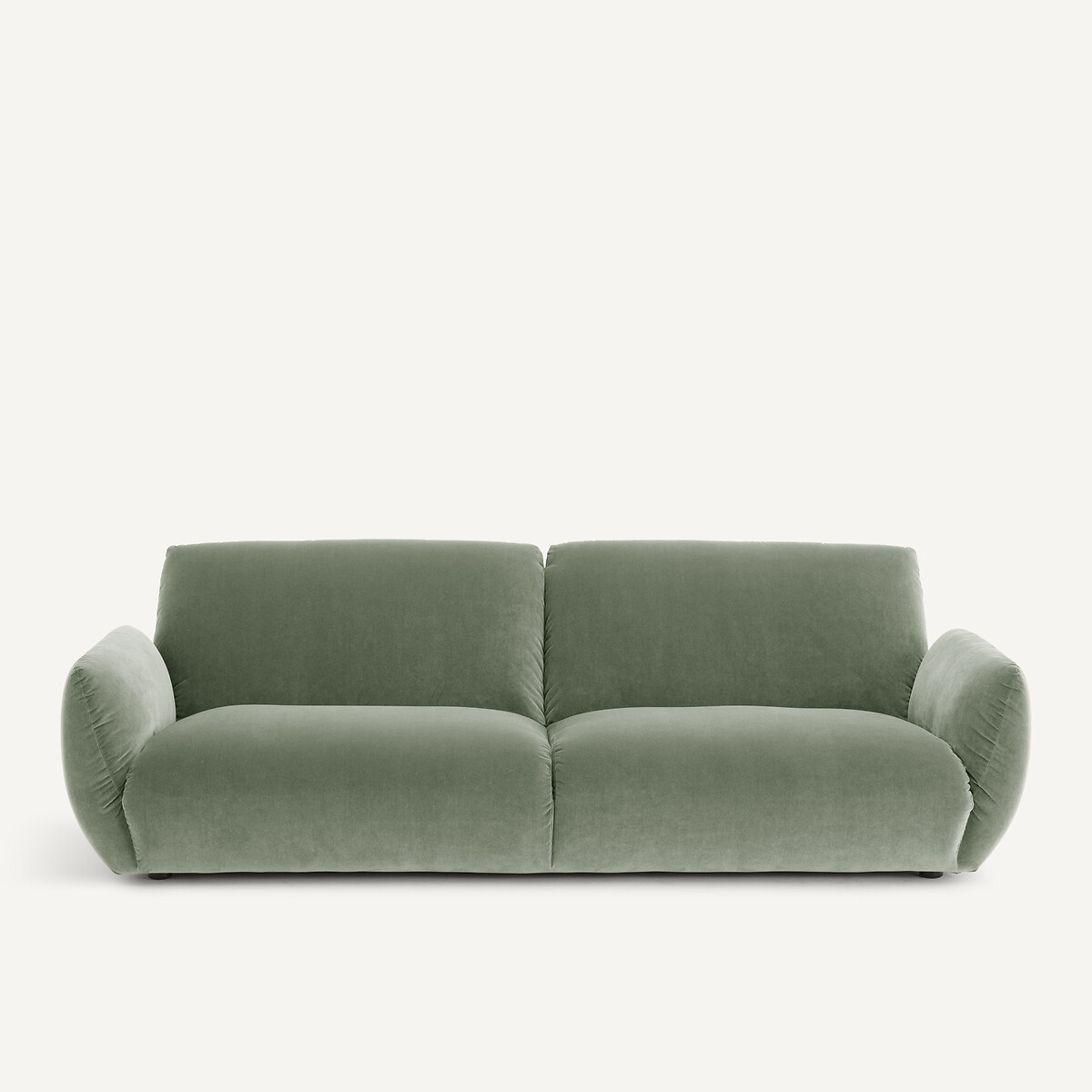 Καναπές από βελούδο Μ102xΠ217xΥ75cm