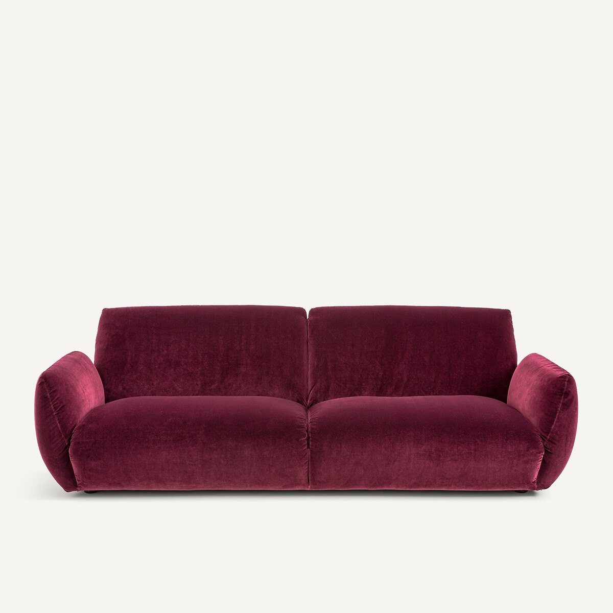 Καναπές από βελούδο Μ102xΠ217xΥ75cm