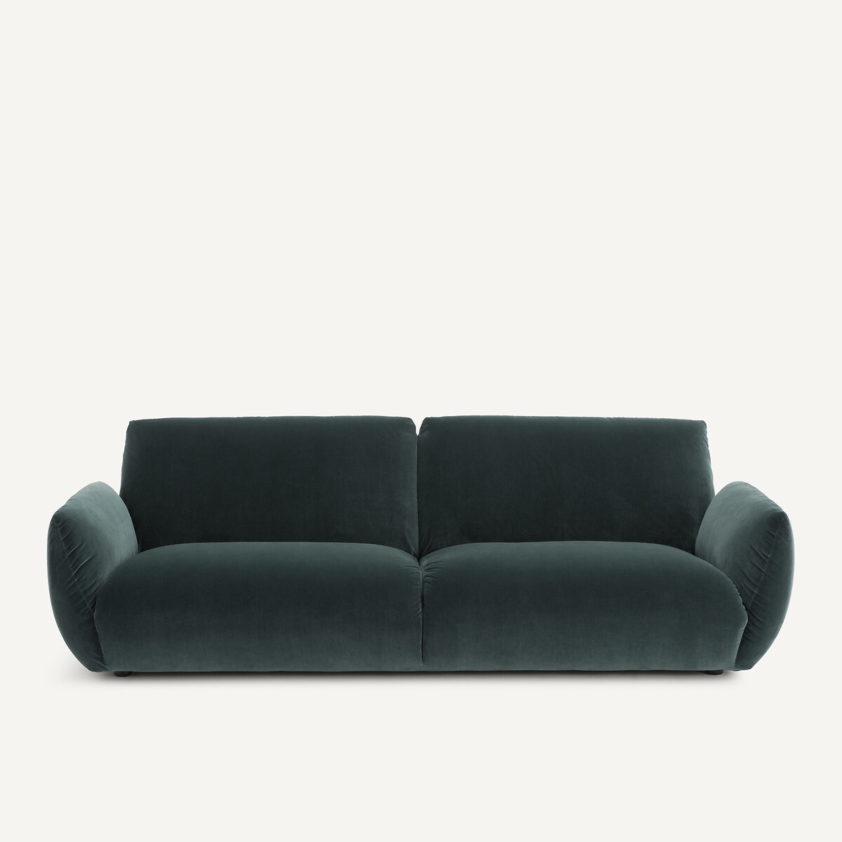 Καναπές από βελούδο Μ102xΠ217xΥ75cm