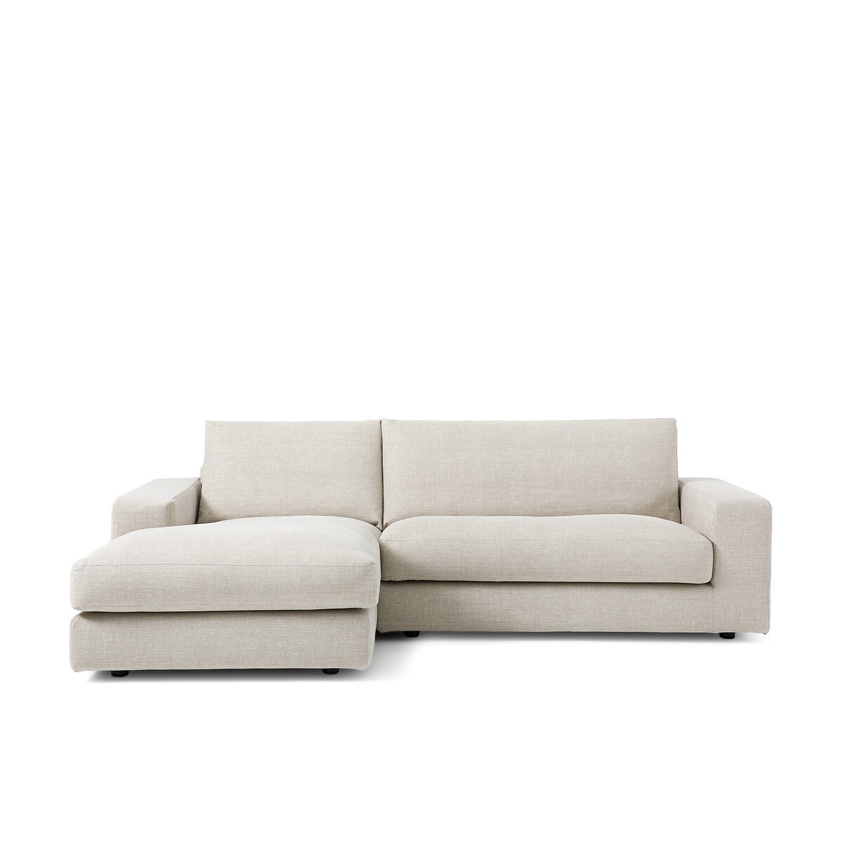 Γωνιακός καναπές από βαμβάκι και λινό Μ170xΠ250xΥ78cm