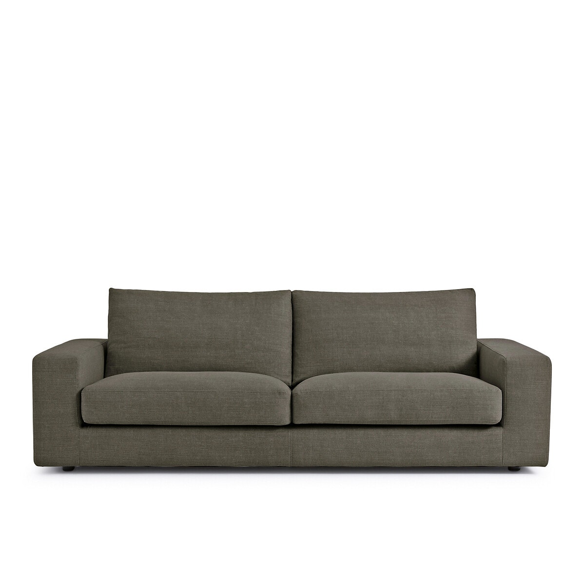 Καναπές από βαμβάκι και λινό Μ105xΠ217xΥ78cm