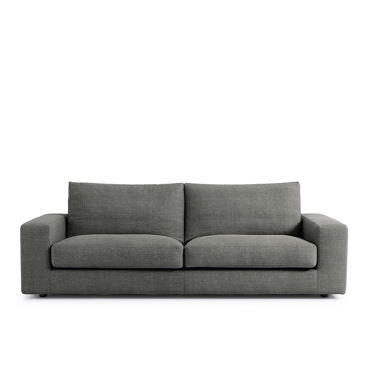 Καναπές από βαμβάκι και λινό Μ105xΠ217xΥ78cm