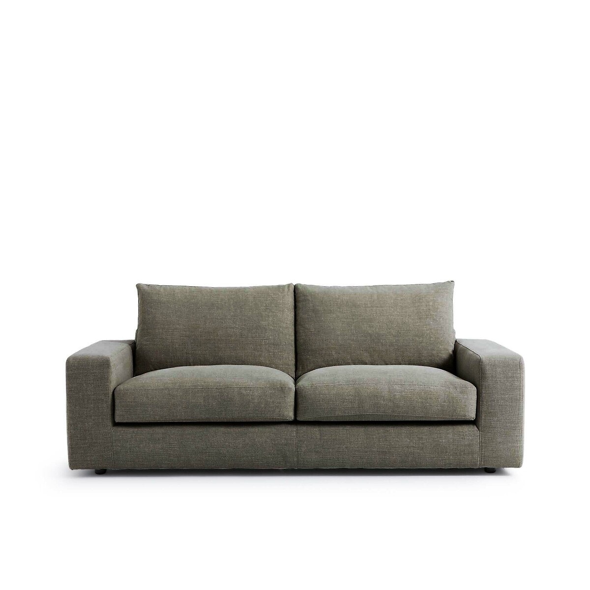 Τριθέσιος καναπές από βαμβάκι- λινό Μ105xΠ197xΥ78cm