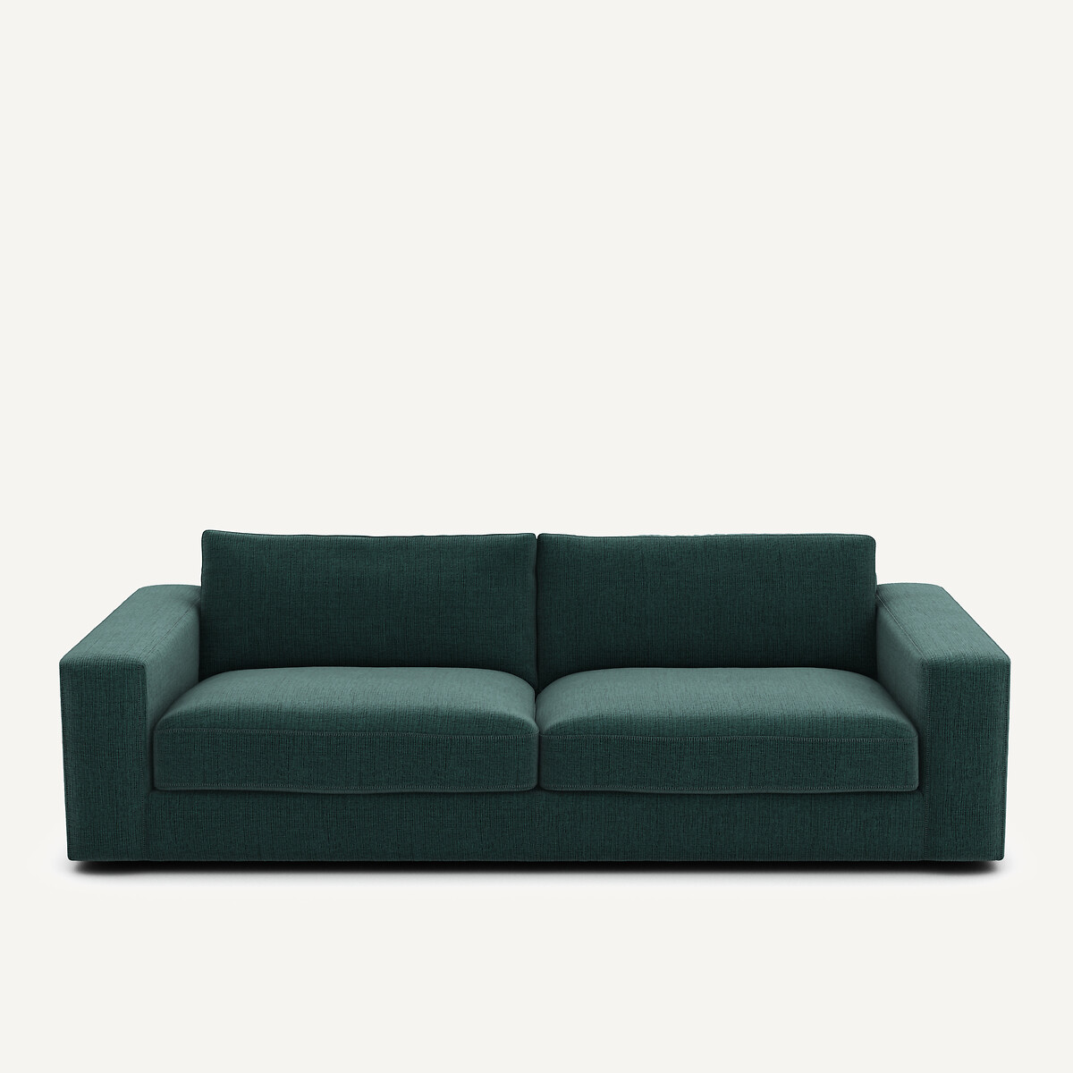 Καναπές με μελανζέ ταπετσαρία Μ105xΠ217xΥ78cm