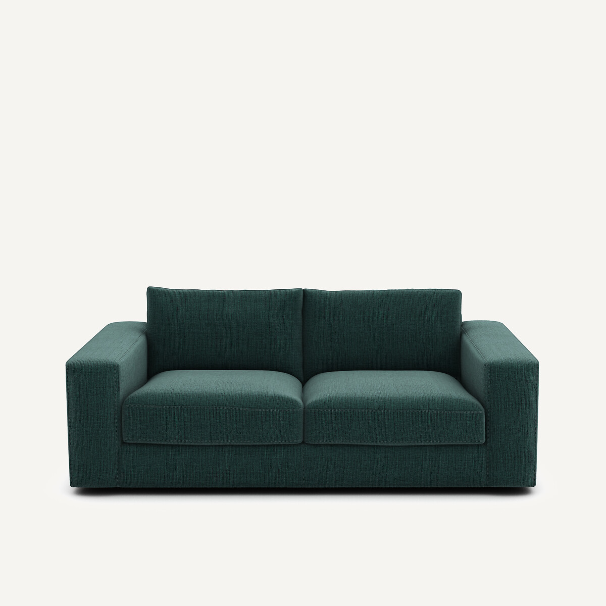 Τριθέσιος καναπές με μελανζέ ταπετσαρία Μ105xΠ197xΥ78cm