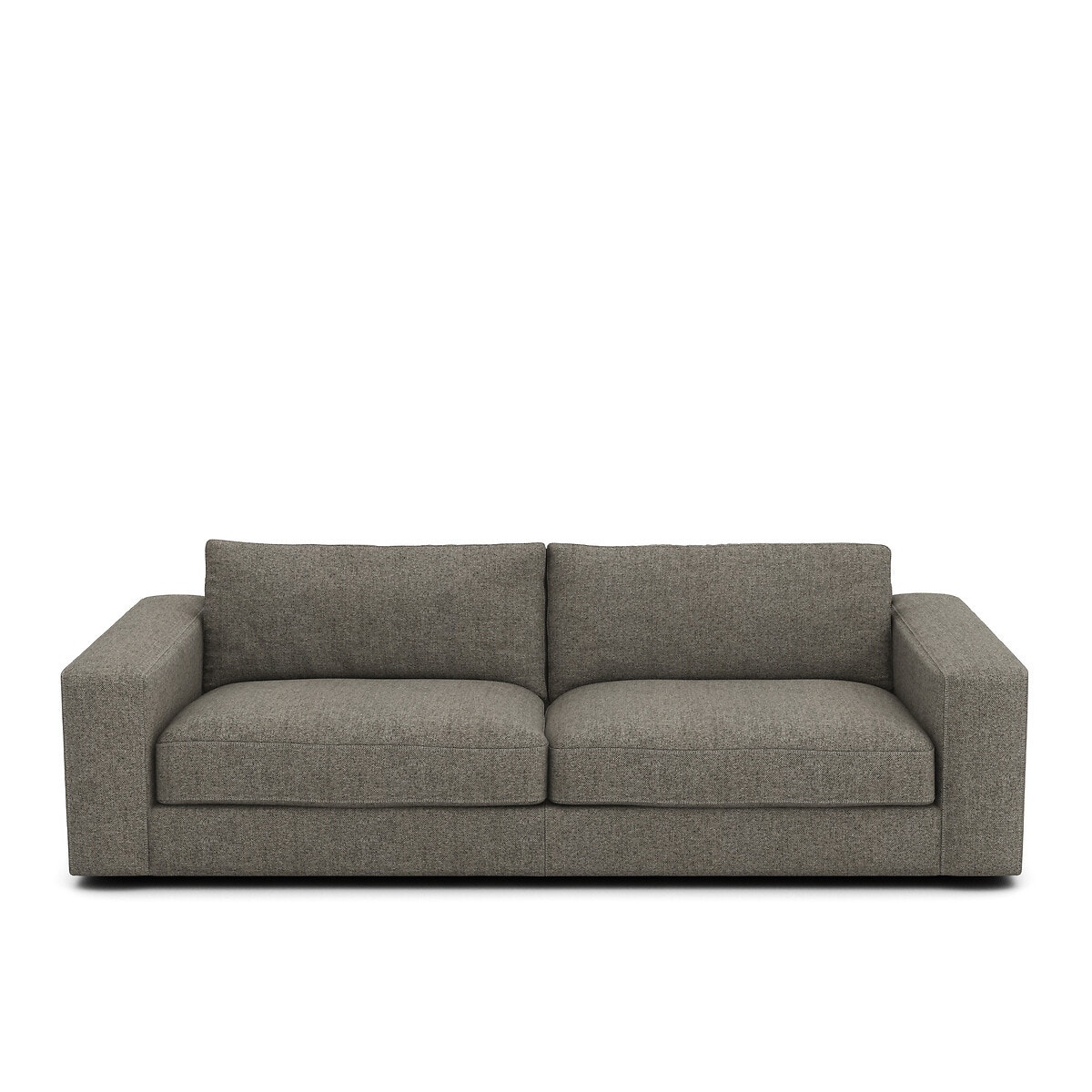 Καναπές με τουίντ ταπετσαρία Μ105xΠ217xΥ78cm