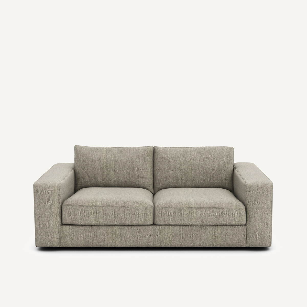 Τριθέσιος καναπές με τουίντ ταπετσαρία Μ105xΠ197xΥ78cm