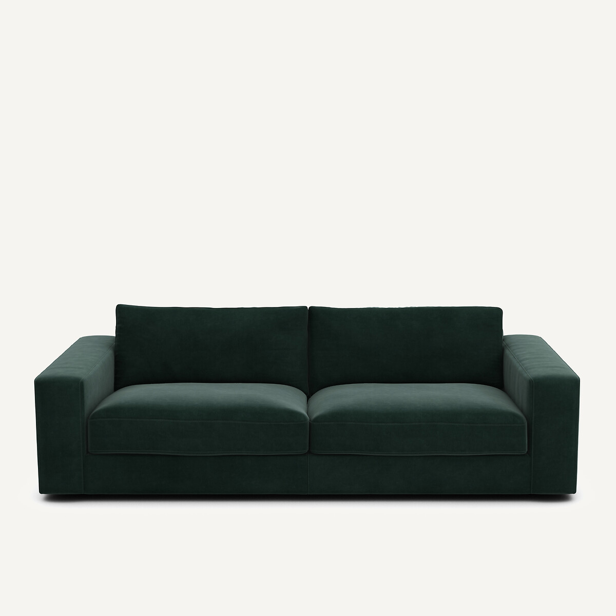 Καναπές από βελούδο Μ105xΠ217xΥ78cm