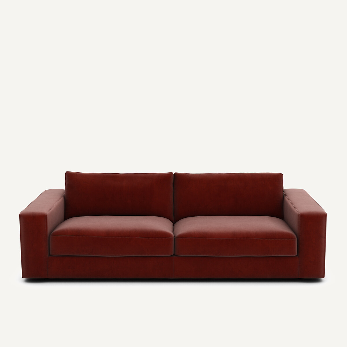 Καναπές από βελούδο Μ105xΠ217xΥ78cm