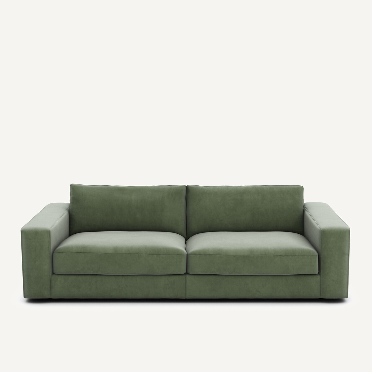 Καναπές από βελούδο Μ105xΠ217xΥ78cm