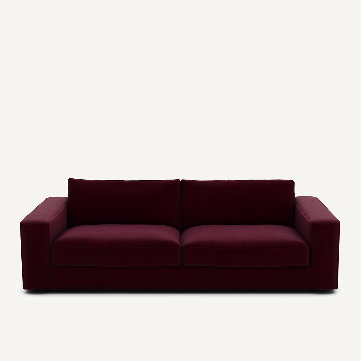 Καναπές από βελούδο Μ105xΠ217xΥ78cm