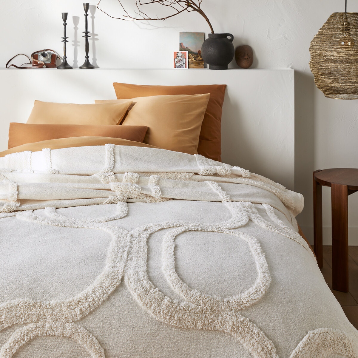 Σπίτι > Λευκά είδη > Υπνοδωμάτιο > Παπλώματα, κουβερλί > Καλύμματα κρεβατιού Βαμβακερό κάλυμμα κρεβατιού με tufted όψη 180x230 cm