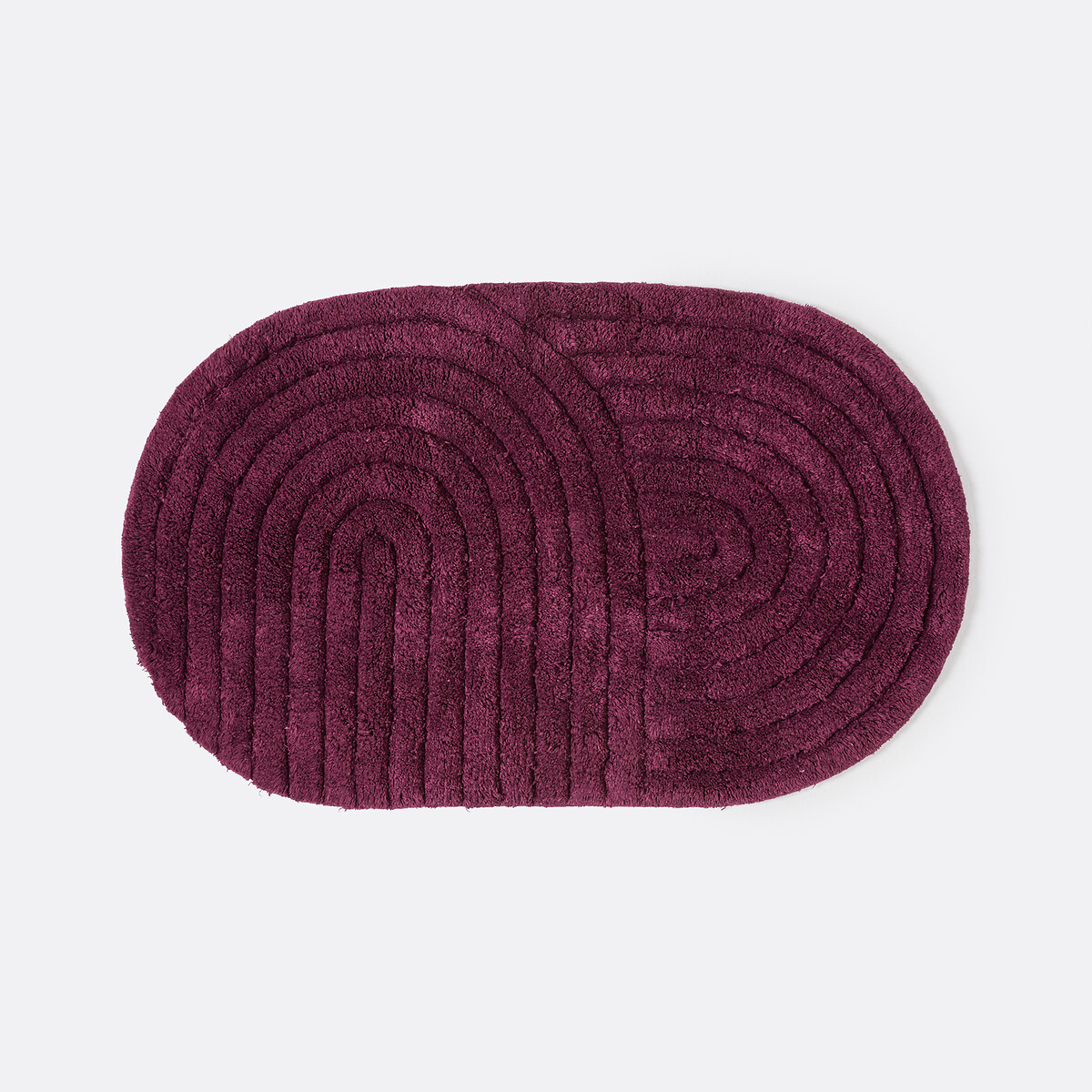 Χαλάκι μπάνιου από ανακυκλωμένο βαμβάκι με tufted σχέδια 50x80 cm