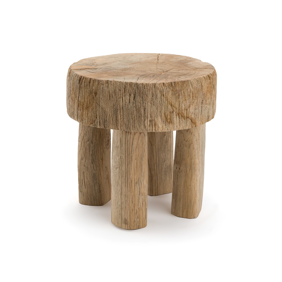 Ταμπουρέ από ξύλο teak Υ25 εκ., Ustabo