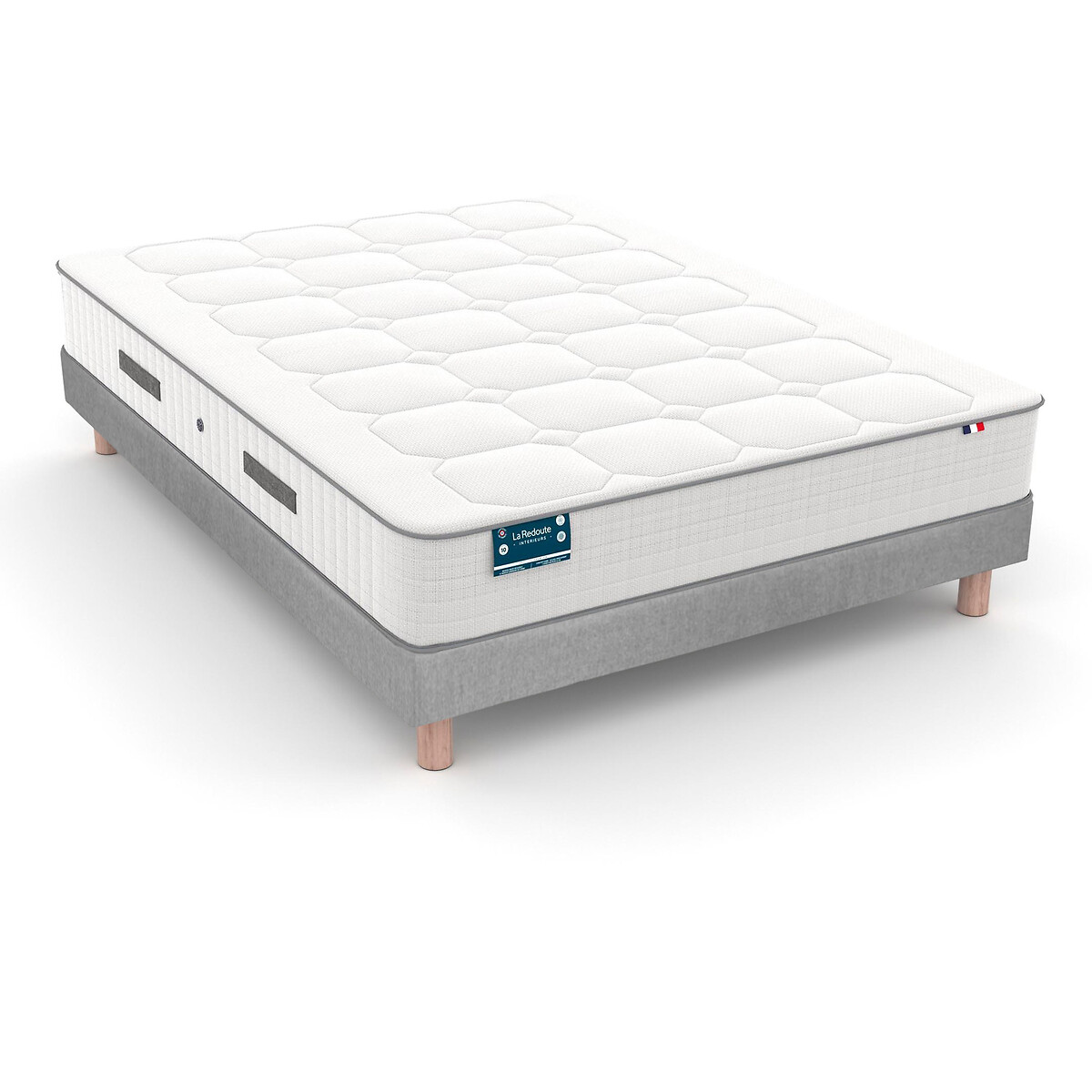 Σετ στρώμα με 856 ανεξάρτητα ελατήρια + βάση κρεβατιού 140x190 cm