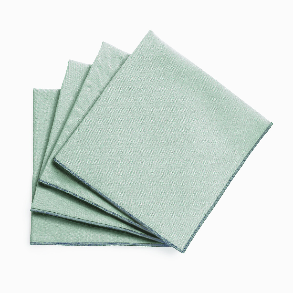 Σετ 4 πετσέτες φαγητού από προπλυμένο βαμβάκι 45x45 cm