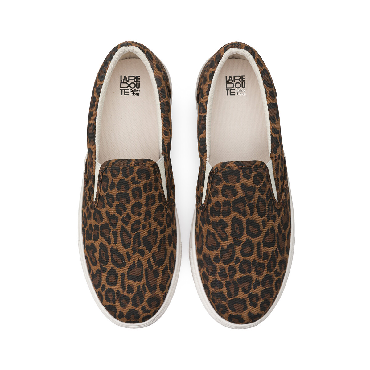 Αθλητικά παπούτσια από βαμβάκι με μοτίβο animal print
