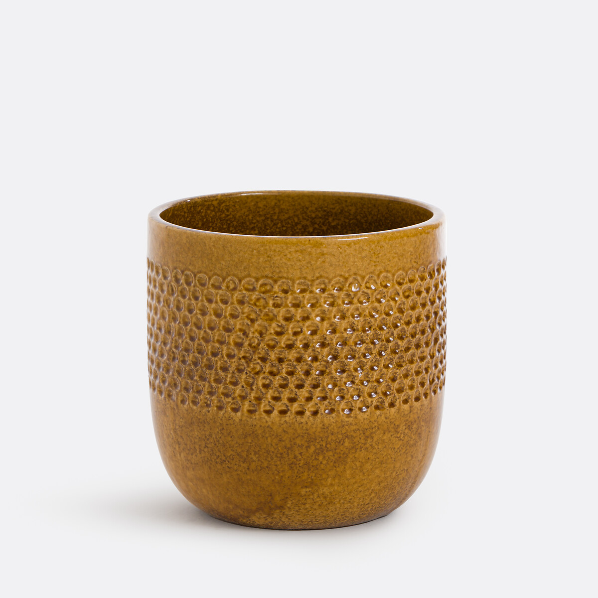 Κεραμικό κασπό με εφυάλωση Δ33 εκ. Μ33xΠ33xΥ33cm