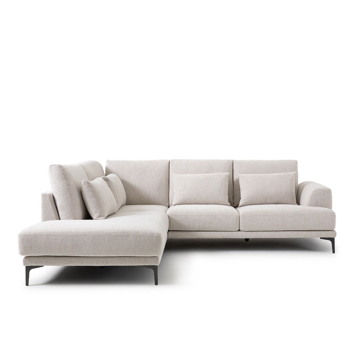 Γωνιακός καναπές από τουίντ Μ222xΠ258xΥ83cm